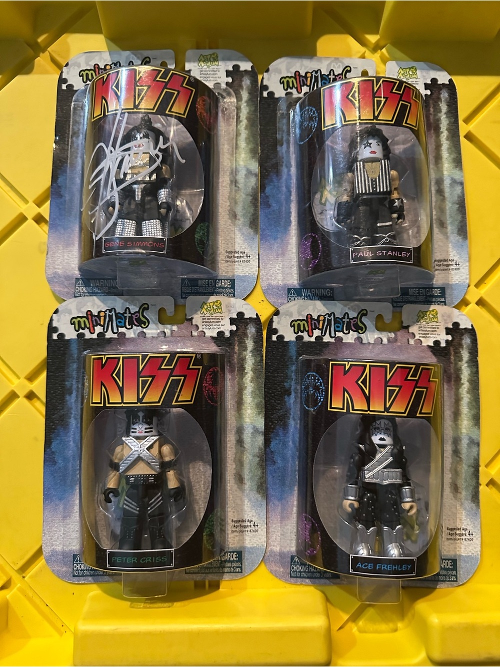 KISS Minimates Action Figure Collectible Set - Black